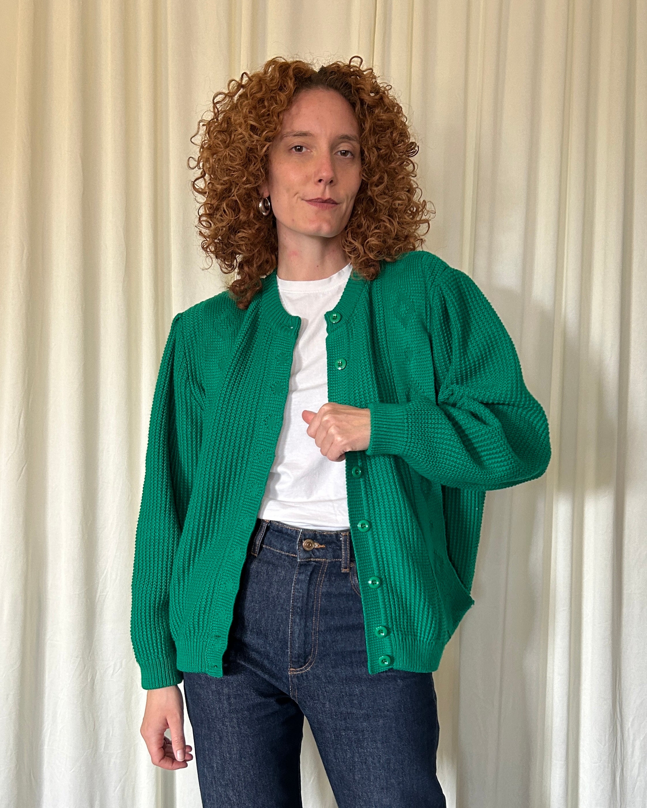 Cardigan verde